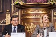 Jose Manuel Barroso i Helle Thorning-Schmidt