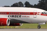 Samolot duńskich linii Cimber Sterling