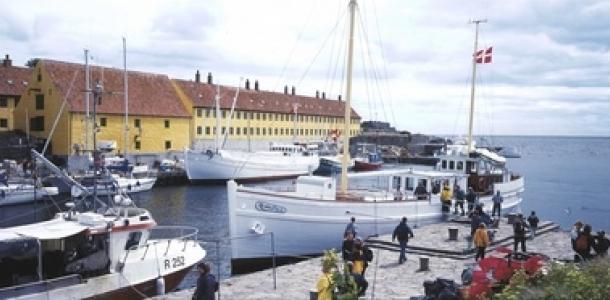 Bornholm, port w Christiansø